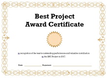 certificates of achievement templates