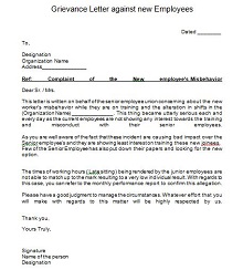 Grievance Letter Against New Employee