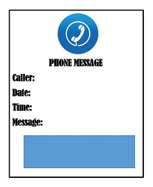 business phone message
