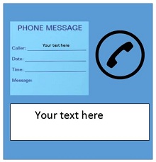 phone message