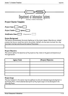 project charter template pmi