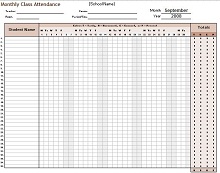 employee attendance record template excel