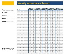 attendance tracking spreadsheet