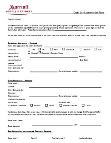 credit card form template