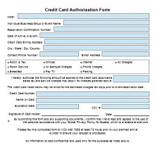 credit card authorization form pdf fillable