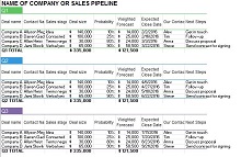Sales Pipeline Form PDF