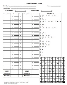 bowling score sheet templates