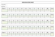 bowling score sheets pdf