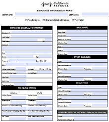 employee contact form