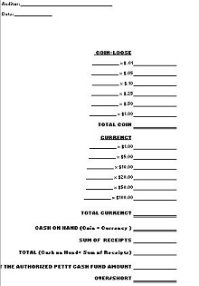 cash receipts log template