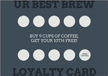 punch card business cards