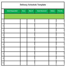 schedule template for excel