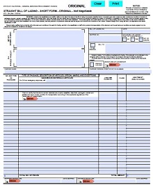 simple bill of lading template
