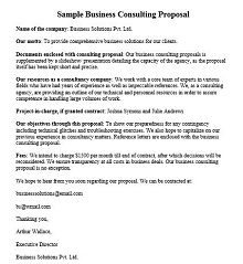 consulting proposal template