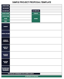 consulting project proposal template
