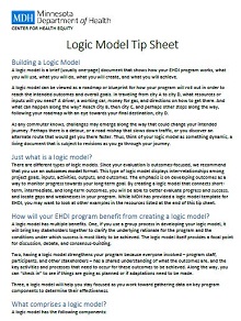 fillable logic model template