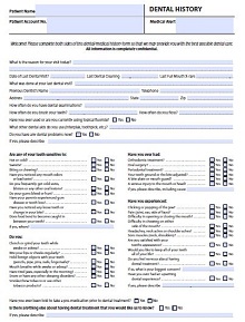 free downloads for medical history form template