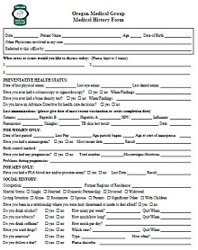 family medical history form template biological father
