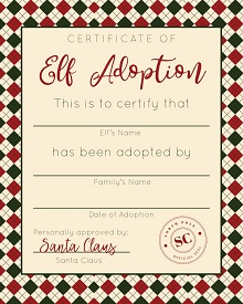 adoption certificate maker