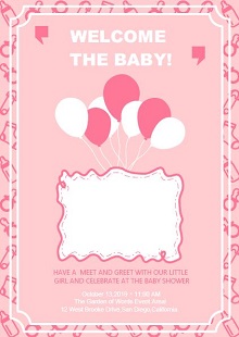 free baby shower invitations templates pdf