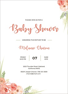 free downloads baby shower invitations