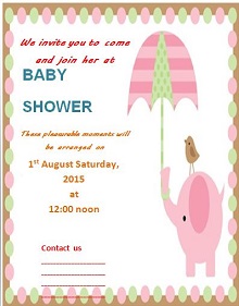 baby shower invitation templates free downloads