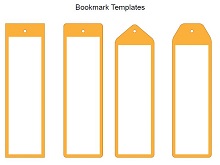 Orange Bookmark Template
