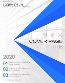 professional cover page templates