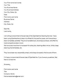 template for business reference letter