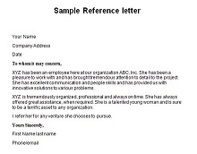general business reference letter
