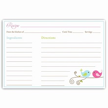 index cards template