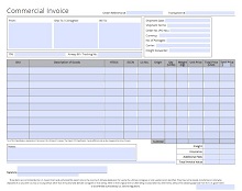 commercial invoice pdf