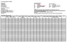 delivery schedule template