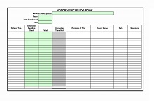 Motor Vehicle Log Book