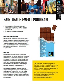 Fair Trade Event Program