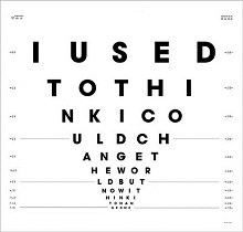 Name of Eye Test Chart