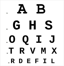 Eye Test Chart With Numbers