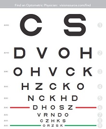 Child Eye Test Chart