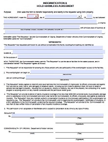 Indemnification & Hold Harmless Agreement Template