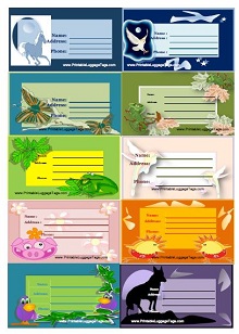 airport luggage tag template