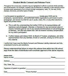 Student Media Consent and Release Form