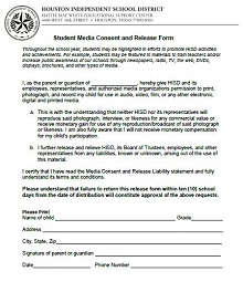 Independent School Media Consent and Release Form