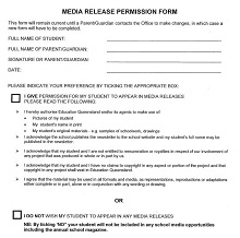 Media Release Permission Form