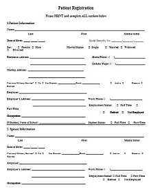 Affidea Patient Registration Form