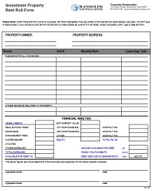 residential rent roll template