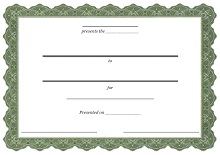 Printable Perfect Attendance Certificate