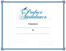 perfect attendance award