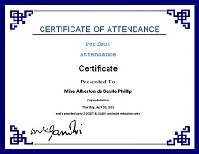 free printable attendance certificates
