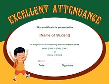 perfect attendance certificate pdf