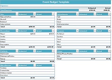 event expenses report